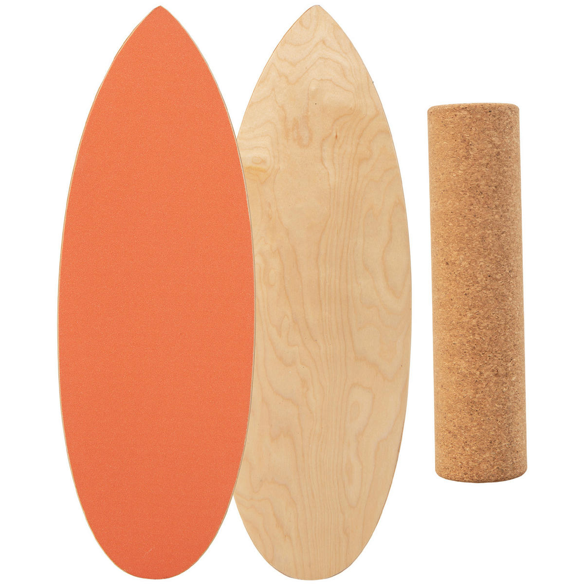 BALANCIERBRETT Orange - Orange, Holz (28/82cm) - COSTWAY