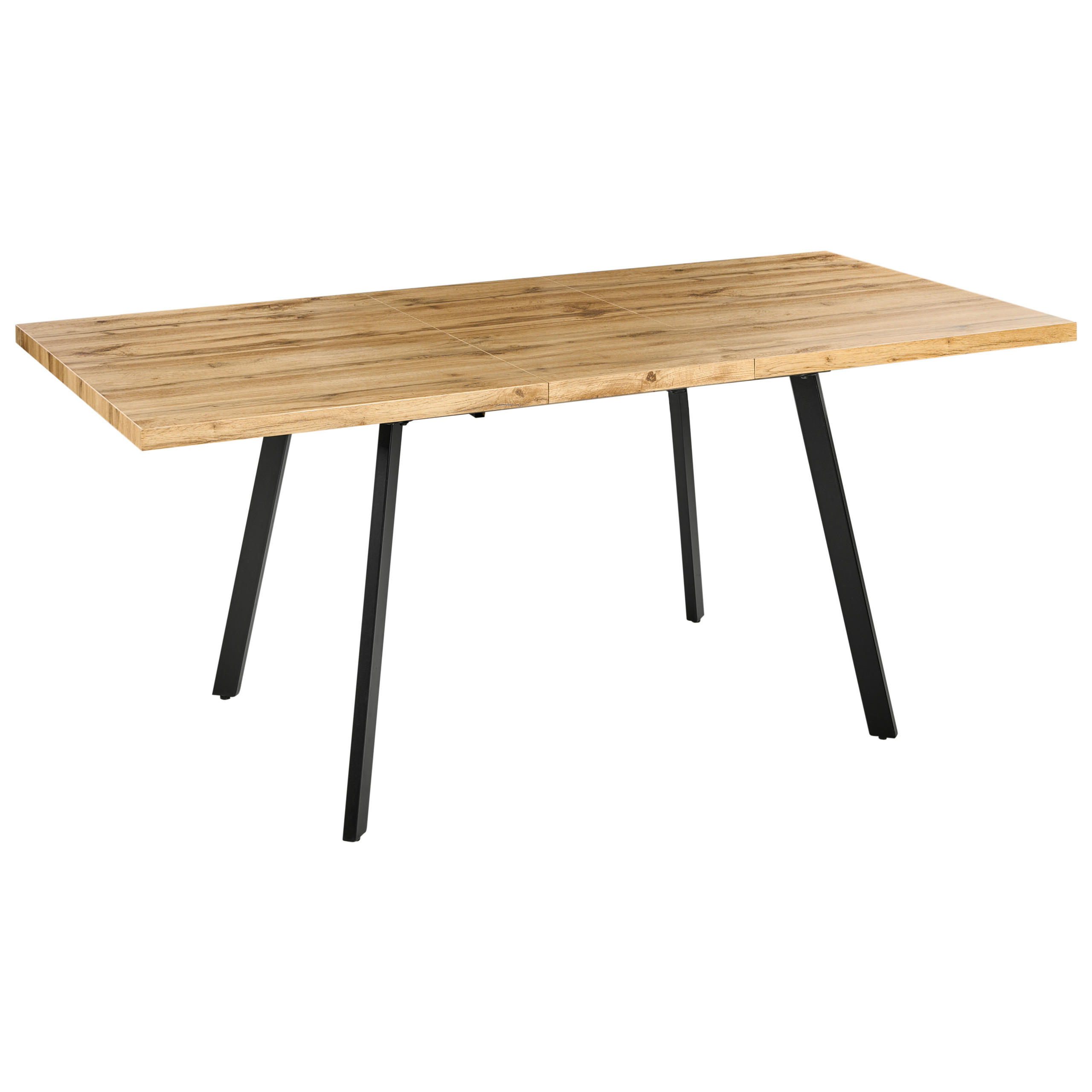 JÍDELNÍ STŮL vysunovací Hnědý 140/180/90 cm Harlow - hnědá, kompozitní dřevo (140/90/75cm) - Beliani