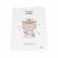 WICKELAUFLAGE Wild beige Polyester, PVC, wasserdicht, waschbar, faltbar, 40 x 60 cm, ab Geburt - Beige, Kunststoff (40/60cm) - Cangaroo