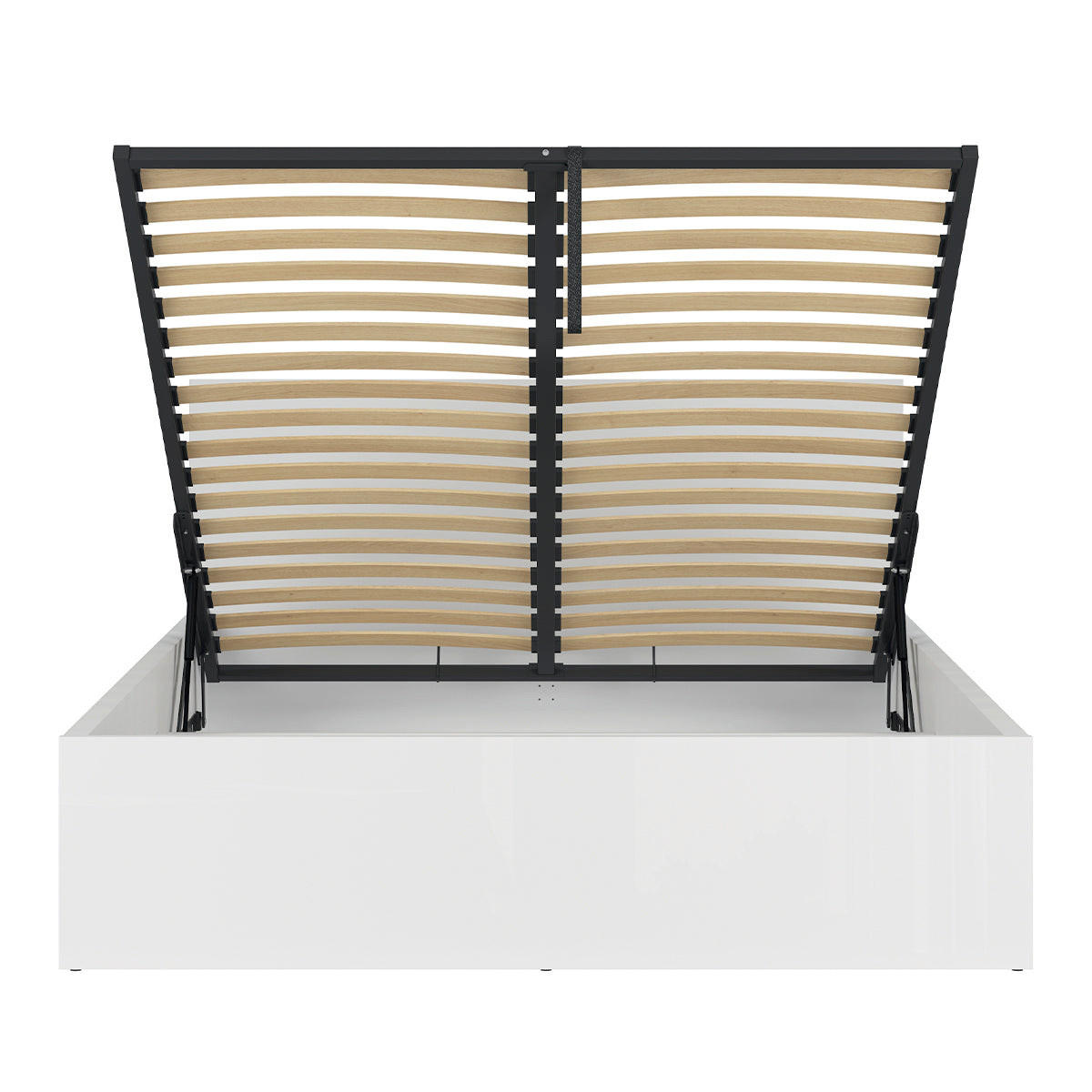 BOXSPRING POSTEĽ 160/200 Edwin Biela - biela, kompozitné drevo (160/200cm) - Petits-meubles