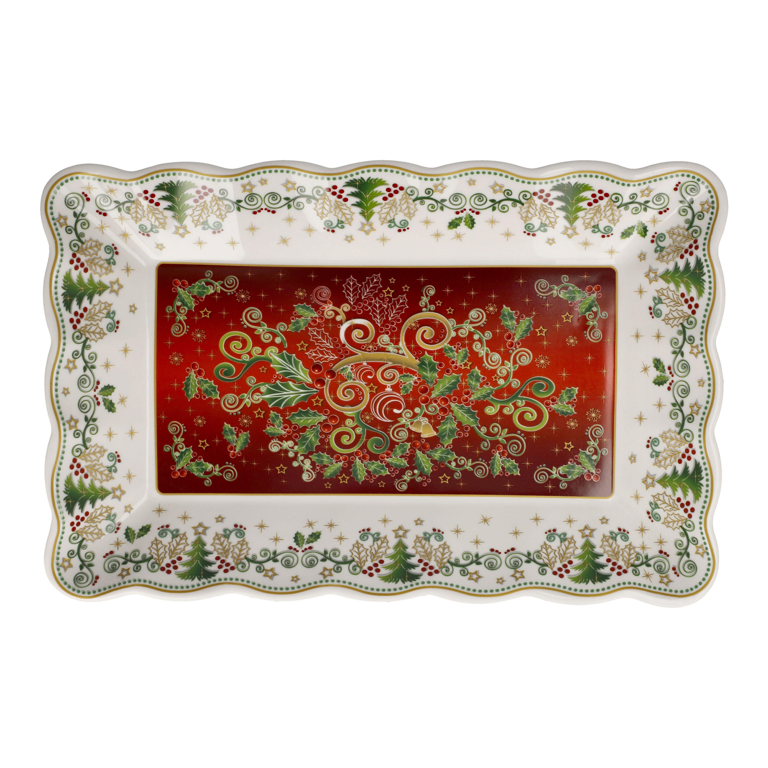 KÜNSTLERSCHALE Palais Royal - Karree, Porzellan, Bunt, 32 x 21 cm - Multicolor, Keramik (4cm) - Goebel