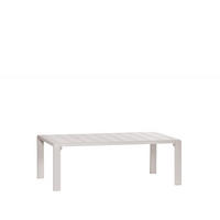 GARTEN-COUCHTISCH Niran Beige 100 cm x 35 cm - Beige, Metall (56/100/35cm) - Klast Home