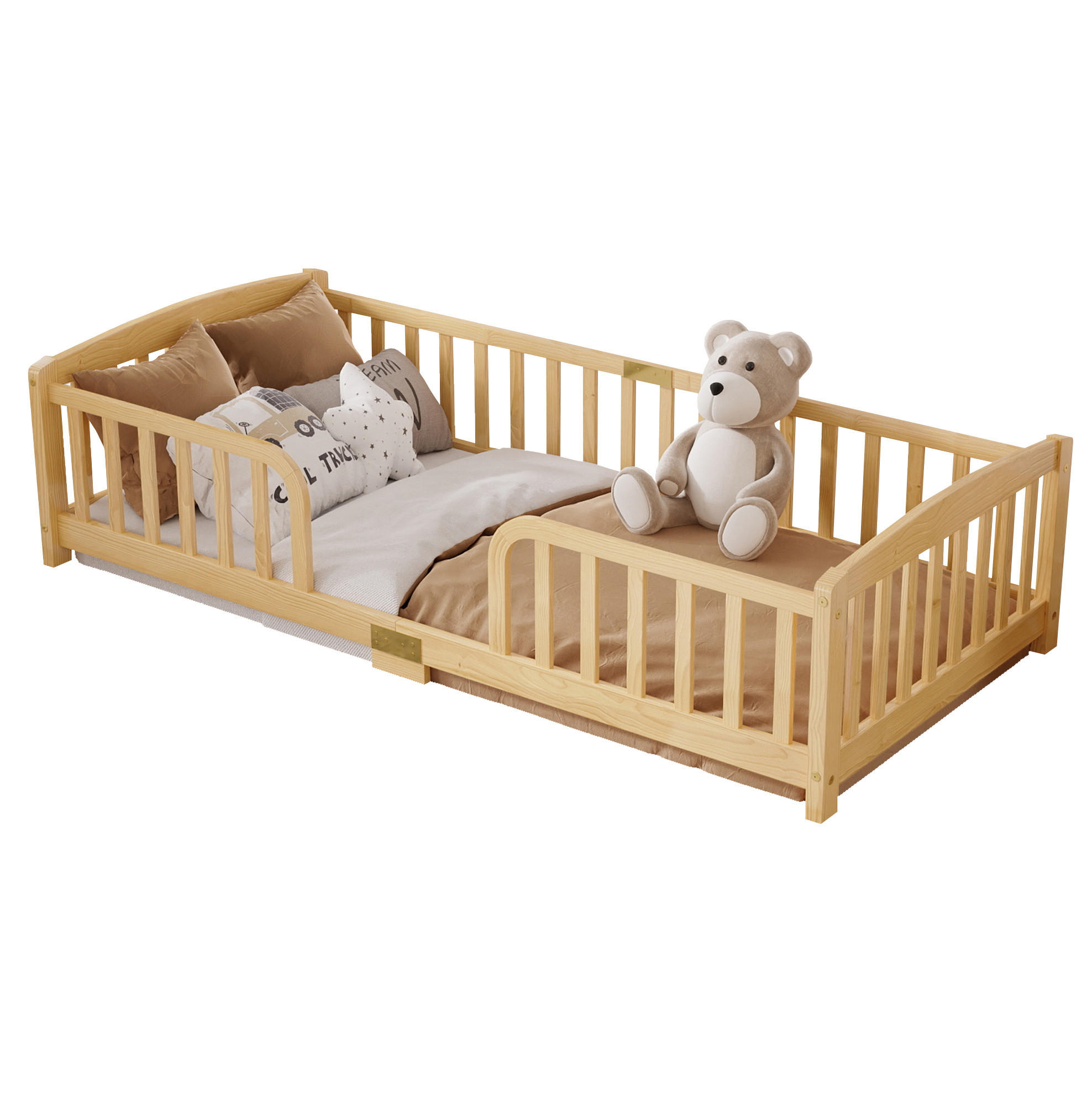 Beauniv Bett Natur 90x200 cm