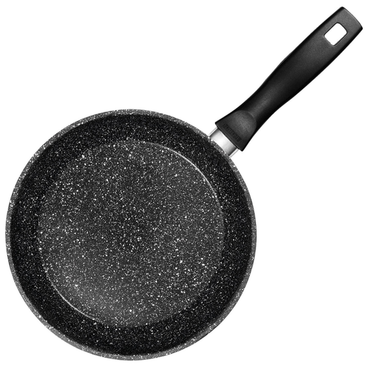 PFANNENSET 3 TEILIG - Schwarz, Metall - Stoneline