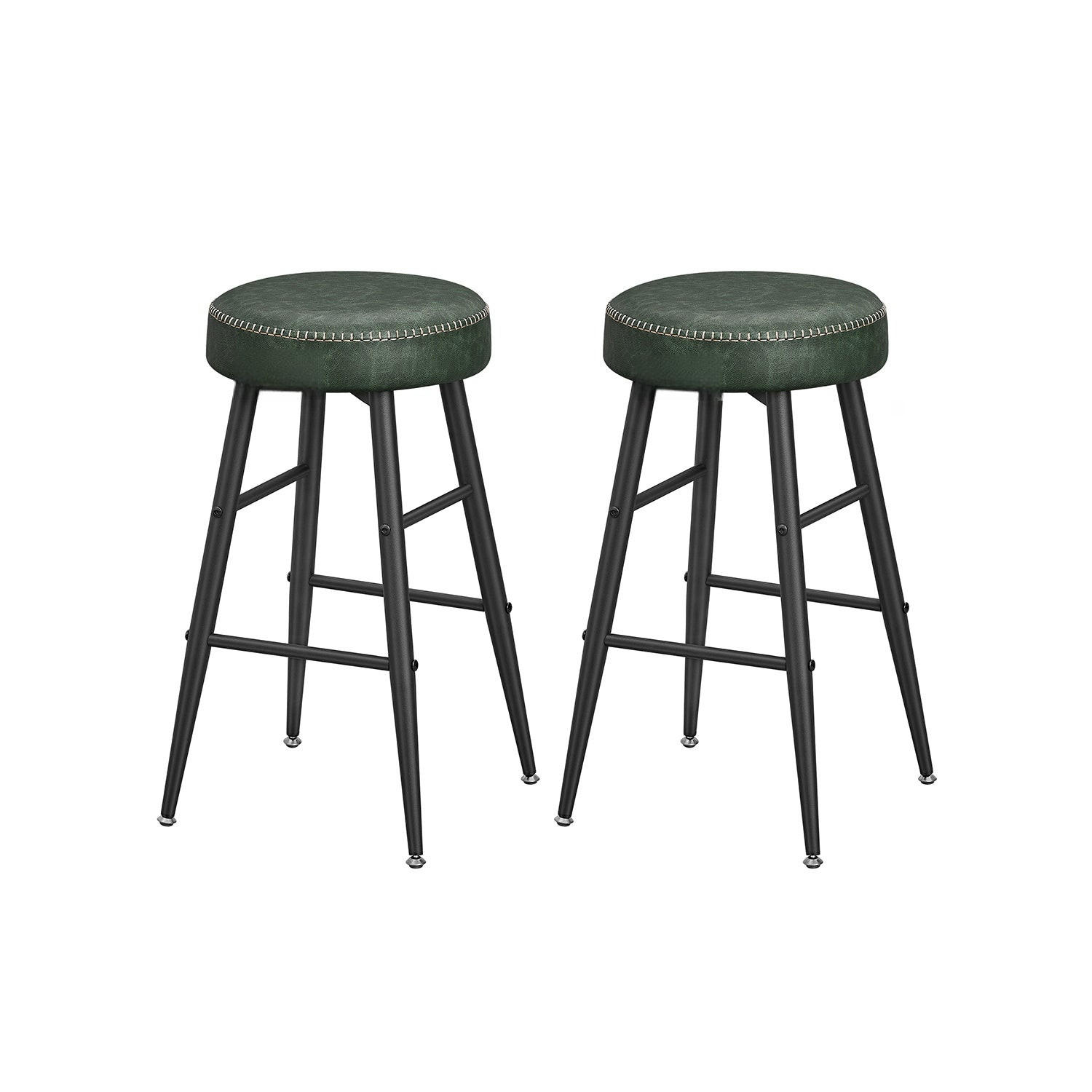 BARHOCKER LIBREVILLE 2ER-SET - Grün, Metall (49.5/63/49.5cm) - Hansiro