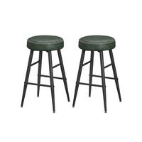 BARHOCKER LIBREVILLE 2ER-SET - Grün, Metall (49.5/63/49.5cm) - Hansiro