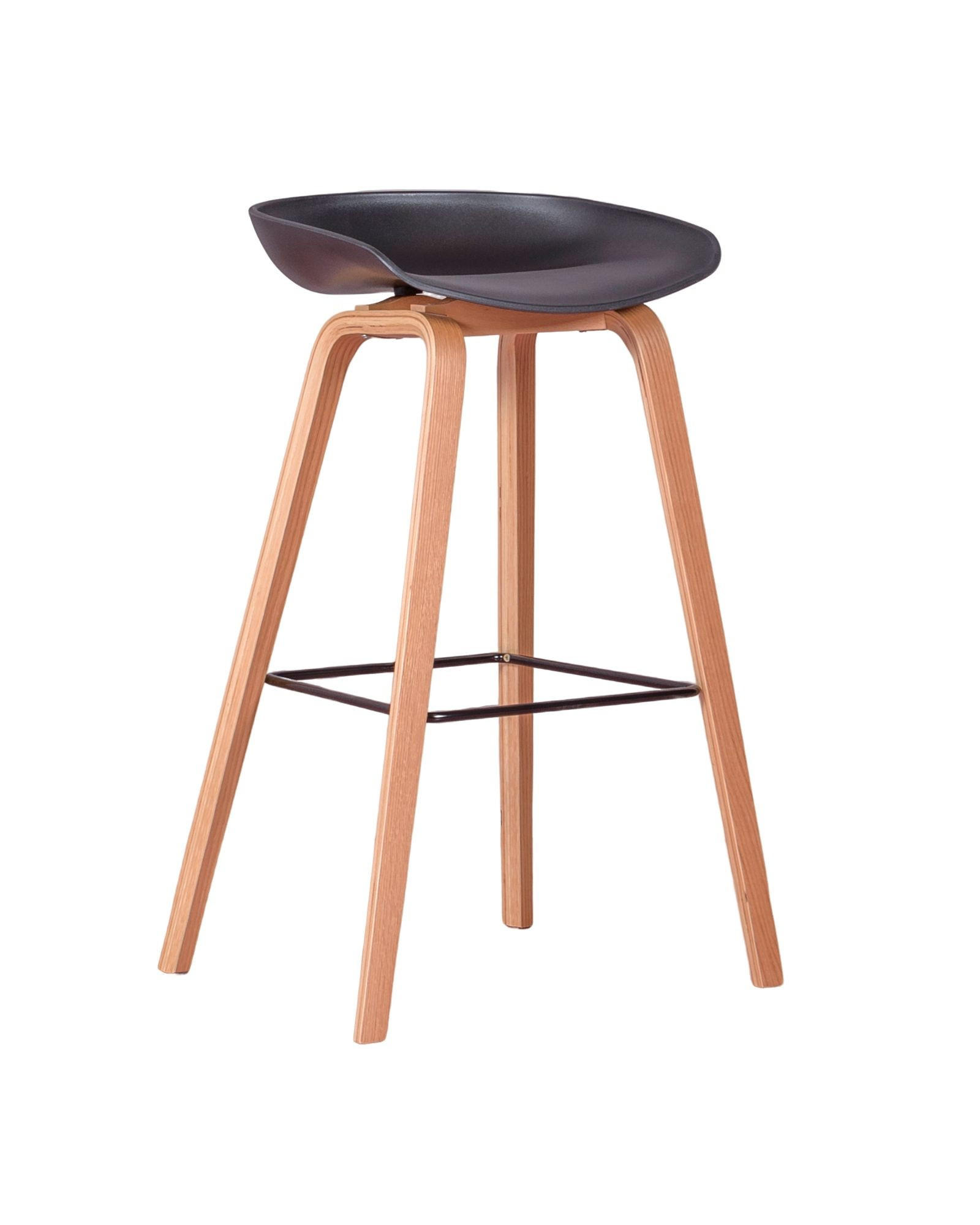 HOCKER Kunststoff Schwarz - Schwarz, Kunststoff (54/83/45cm) - Nest Dream