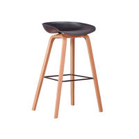 HOCKER Kunststoff Schwarz - Schwarz, Kunststoff (54/83/45cm) - Nest Dream