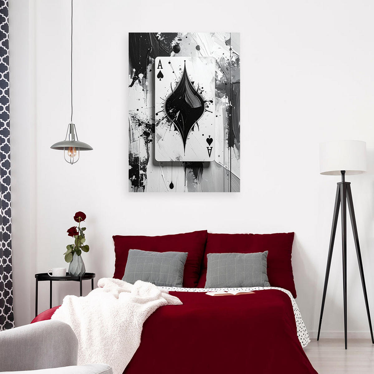 LEINWANDBILD Hobby und Bildung 40x60cm - Schwarz, Textil (40/60cm) - Feeby