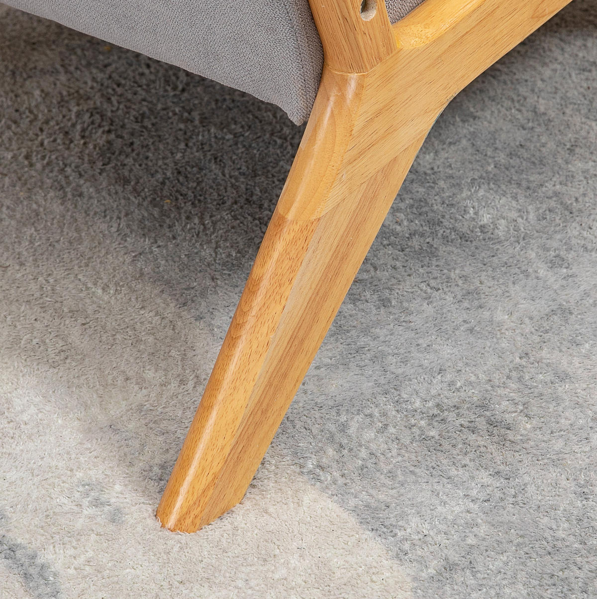 SESSEL 78/76/61 cm Grau aus Polyester mit Armlehnen - Grau, Textil (61/76/78cm) - OKMYHOME