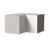 ECKHÄNGESCHRANK Oslo W12/60/36 Grau / Weiß Matt 60 / 60 / 36cm - Weiß/Grau, Holz/Holzwerkstoff (60/36/60cm) - Feldmann-Wohnen