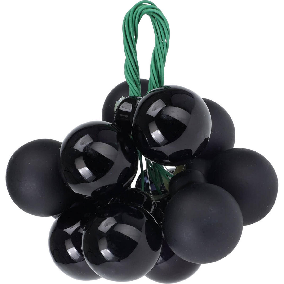 WEIHNACHTSDEKO Weihnachtskugeln - Schwarz, Glas (6/8/6cm) - Home Styling Collection