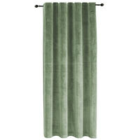 VORHANG Kräuselband Samt 140/145 cm lindgrün - Mintgrün, Textil (140/145cm) - TiborTex