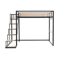 HOCHBETT - 2 Personen - Metall - Schwarz - - Schwarz, Metall - Vente-Unique