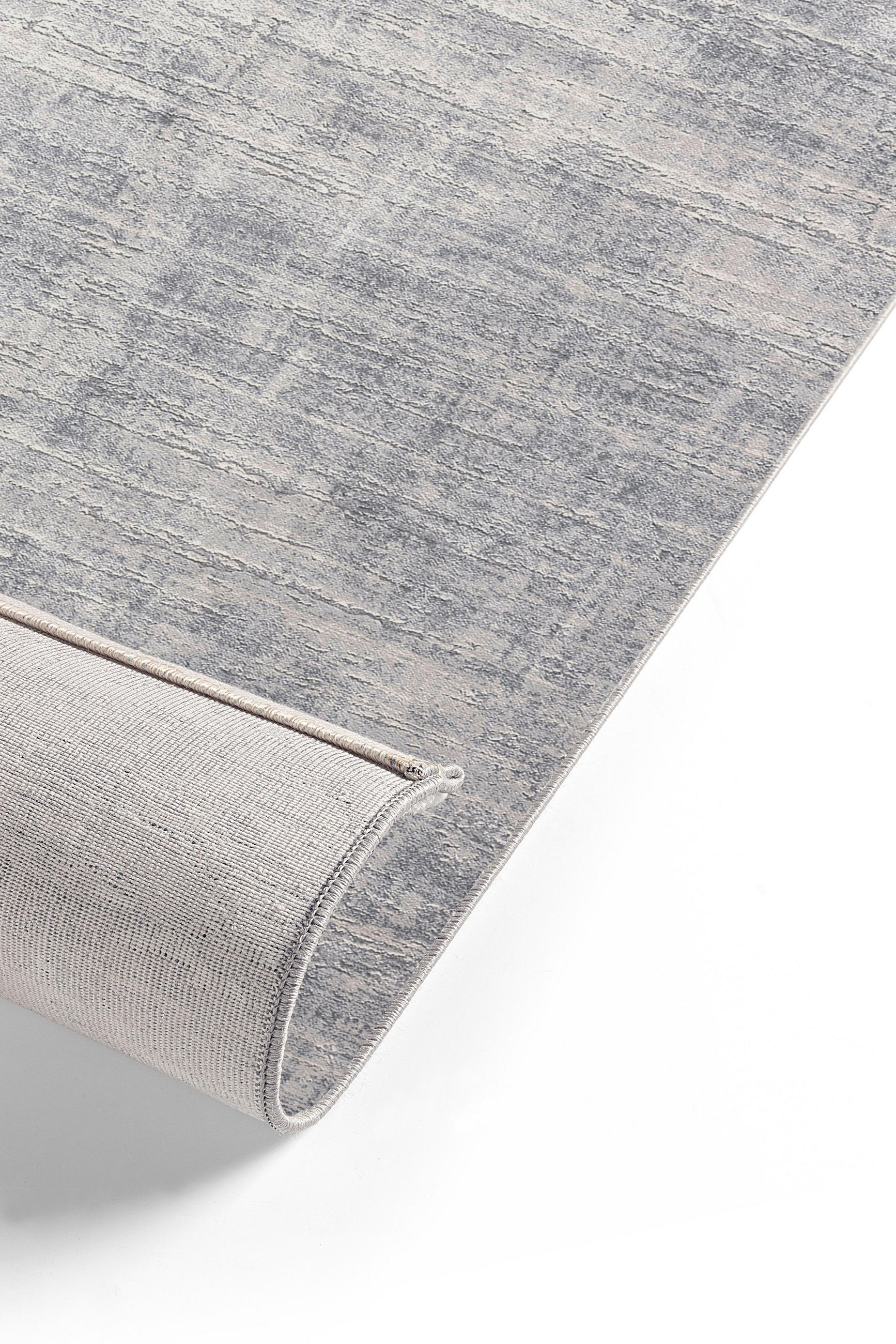 GLANZEFFEKT-TEPPICH Silber 120x170 cm - Silberfarben, Textil (120/170cm) - Tesso Living