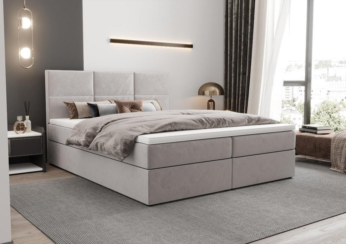 BOXBETT Mallorca Creme 160x200 cm - Creme, Textil (160/200cm) - B&B Home