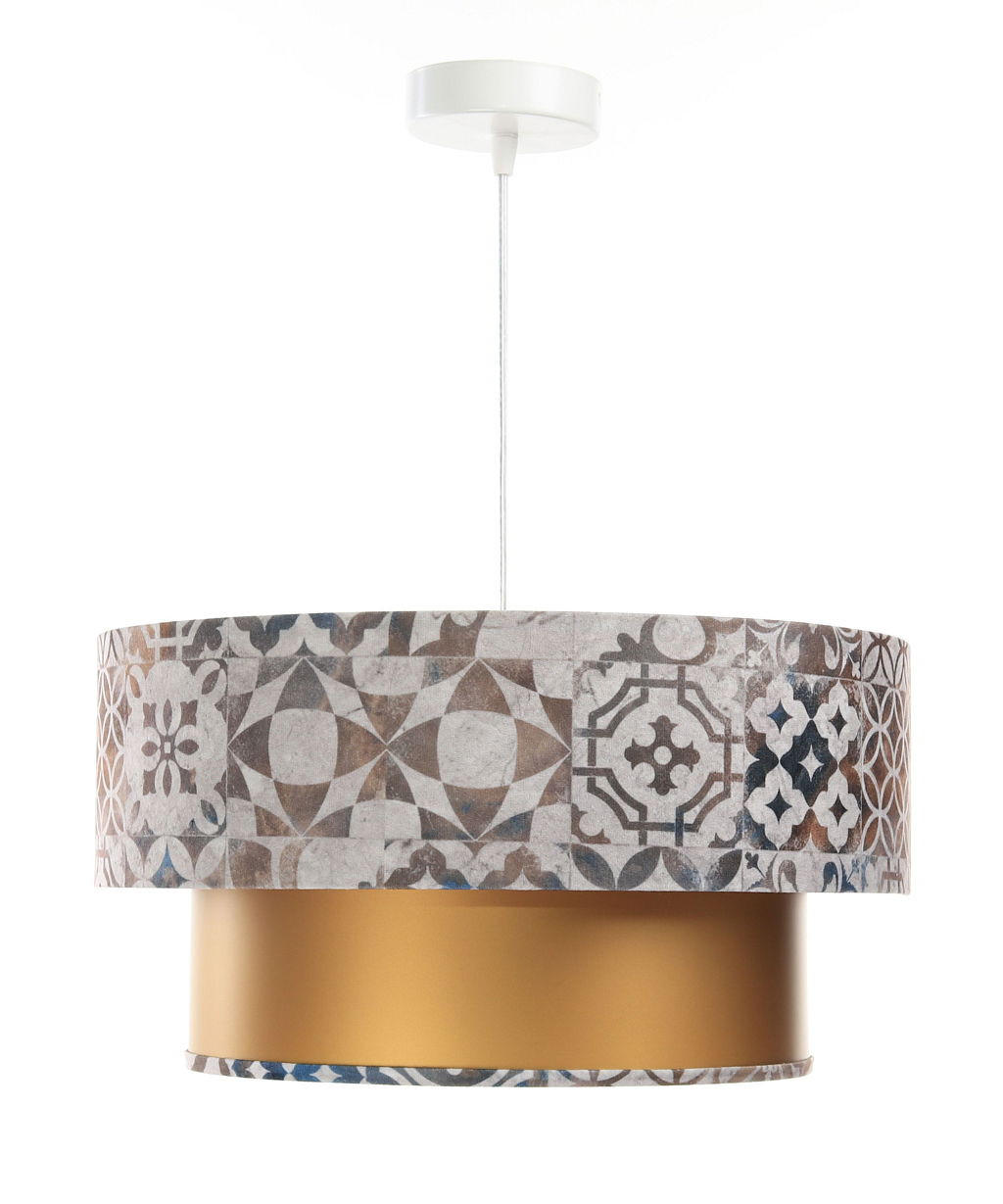 HÄNGELEUCHTE Gold 50/20 cm - Goldfarben, Kunststoff (50/1/20cm) - ONZENO