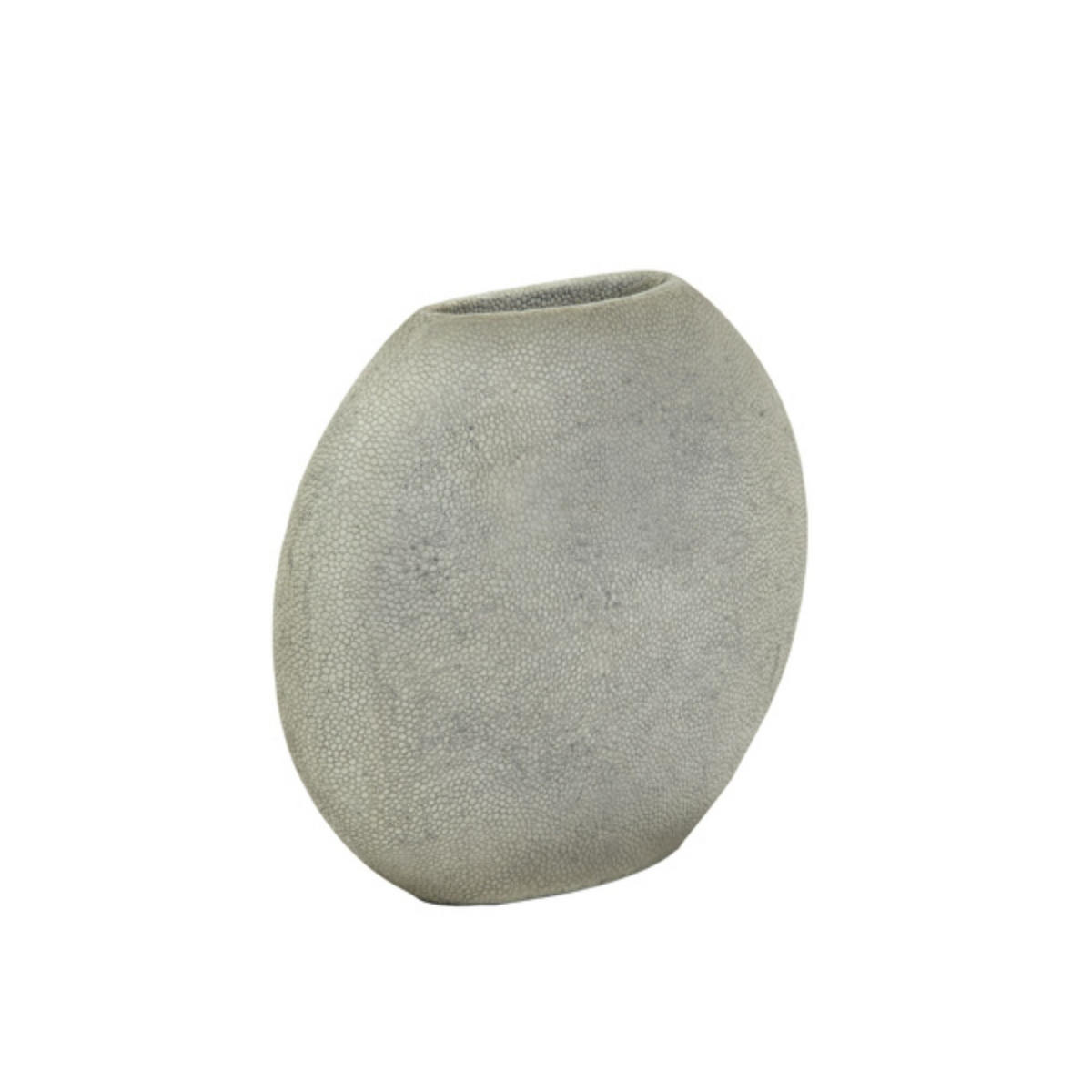 VASE Rayskin Grau 40/14/36 cm - Grau, Kunststoff (36cm) - Light & Living