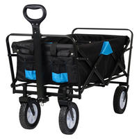 GARTENWAGEN Faltbar Schwarz 1 Stück - Schwarz, Textil/Metall (100/51cm) - Kaket
