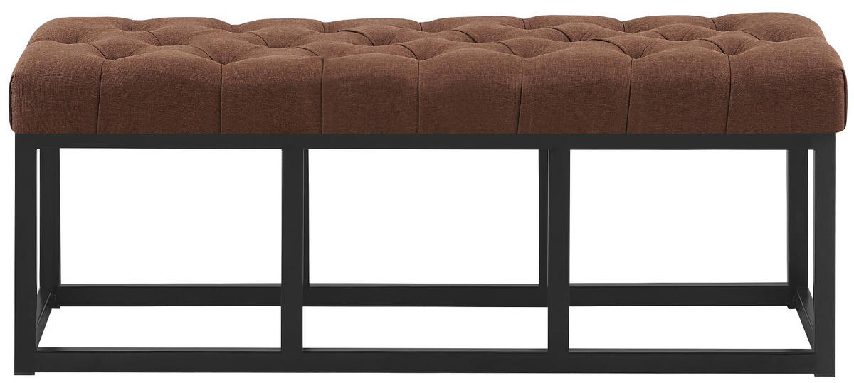 SITZBANK Mexico Stoff Braun - Braun, Textil (120/46/38cm) - DELUKE