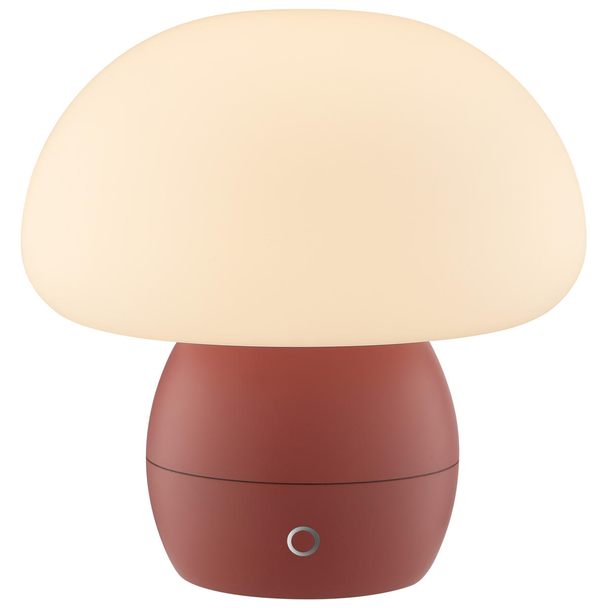 TISCHLEUCHTE Dupos Rot 22/22/22,2 cm - Rot, Kunststoff (22/22/22.2cm) - Brilliant