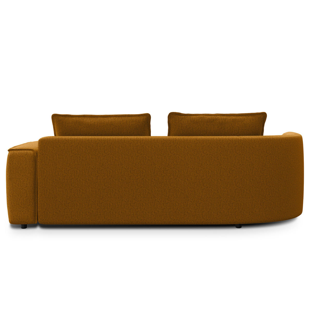 2,5-SITZER SOFA - Orange, Textil (217/82/156cm) - home24