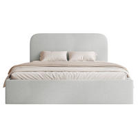 POLSTERBETT Sonvivo Hellgrau Chenille 140x200 cm - Hellgrau, Kunststoff/Textil (140/200cm) - Selsey