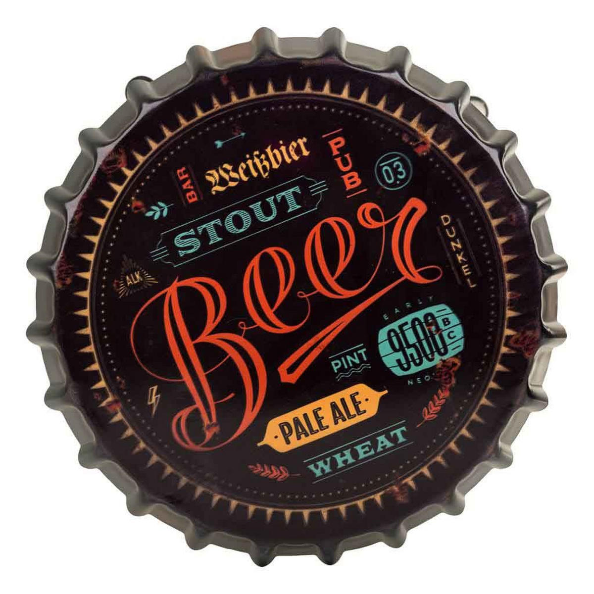 HOCKER aus Metall, schwarz, 35x46cm - Schwarz, Metall (35/46/35cm) - Wanderlust