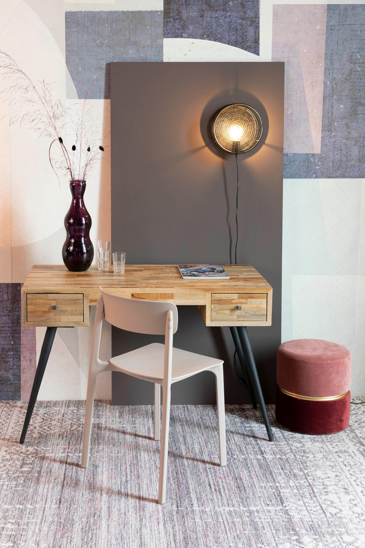 ESSZIMMERSTUHL Clive - Braun - 47/48/79 cm - 4er-Set - Braun, Kunststoff (48/79/47cm)