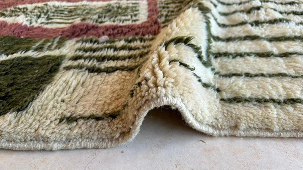 BERBERTEPPICH aus Marokko modern 140x 200 cm - Multicolor, Naturmaterialien (140/200cm) - AFK Living