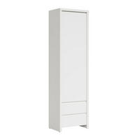 SKŘÍŇ 1DVEŘOVÁ Soren Matná bílá - bílá, kompozitní dřevo (56/200.5/40.5cm) - Petits-meubles