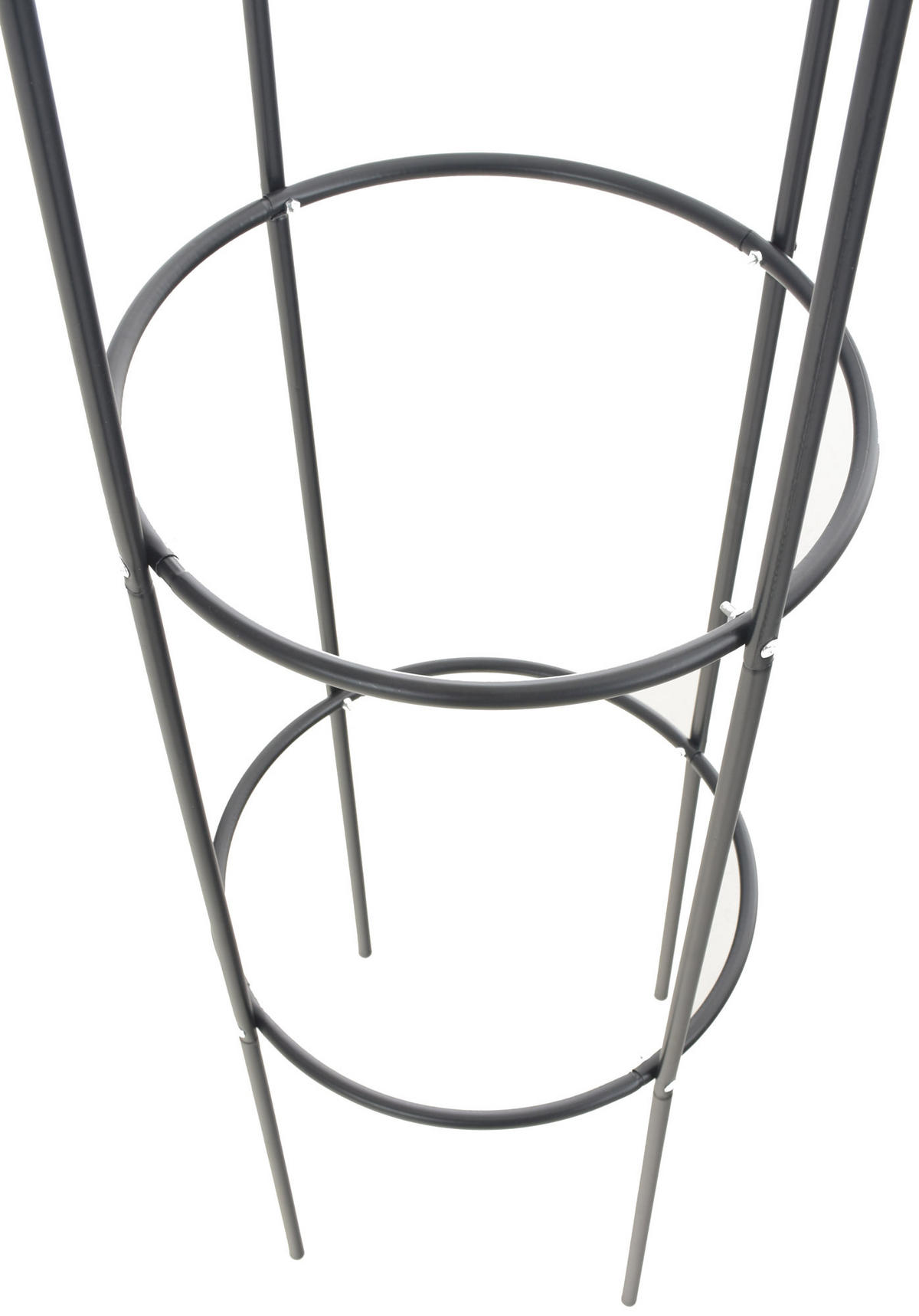 RANKGITTER 2 Metall Schwarz - Schwarz, Metall (38/190/38cm) - CLP