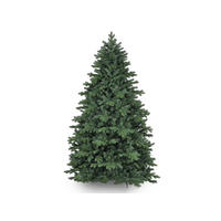 WEIHNACHTSBAUM künstlich DELUXE Bernard 300 cm, GIGANT Tannenbaum Christbaum Kunstbaum Dekobaum mit Metallständer - Grün, Kunststoff (300cm) - LAALU