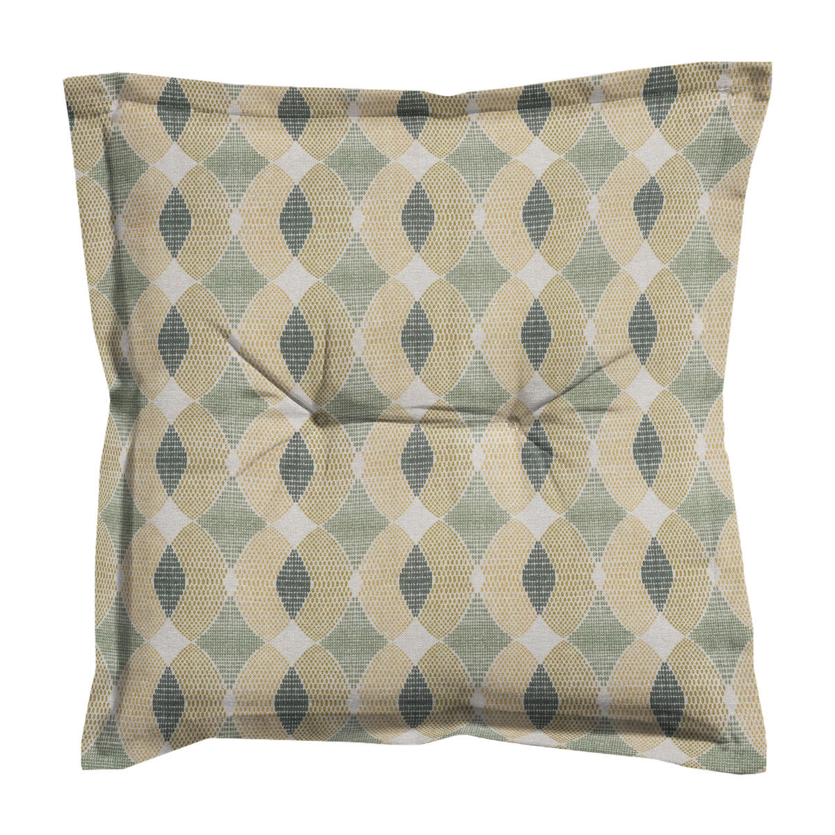 SITZKISSEN Rae - Grün - 50/50/7 cm - 4er-Set - Grün, Textil (50/7/50cm) - Madison