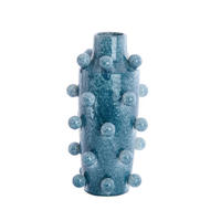 VASE Molly Blau Ø23/43 cm - Blau, Keramik (43cm) - Light & Living
