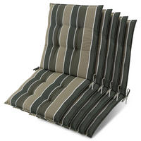 NIEDERLEHNER Sun-NL 105x50x8cm Grün-Gestreift (5tlg) - Grün, Textil (50/100cm) - Beautissu 
