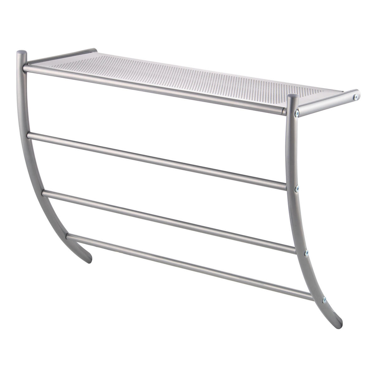 HANDTUCHHALTER, grau, Stahl - Grau, Metall (56/43.5/20.5cm) - bremermann