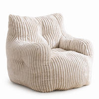 SOFA,BEIGE Cordbezug, Polstersessel Relaxsessel für Wohnzimmer Schlafzimmer - Beige, Textil (100/70/94cm) - PARAFTA HOME