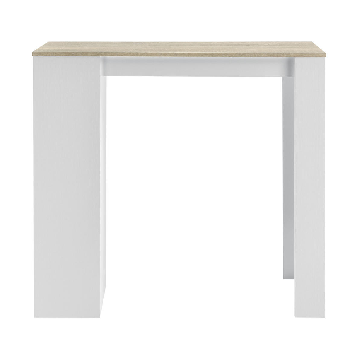 BARTISCH Kouvala - Beige, Holzwerkstoff (110/103/50cm) - [en.casa]