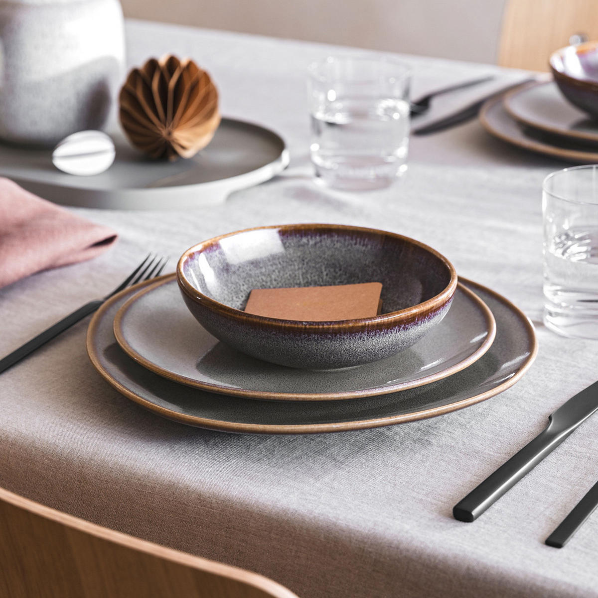FRÜHSTÜCKS-SET Lave Beige 6er Set - Beige, Keramik (28/22/38cm) - like.Villeroy & Boch
