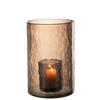KERZENHALTER DUBBEL - Glas - Braun - L - Braun, Glas (20.5/30.5cm) - J-Line