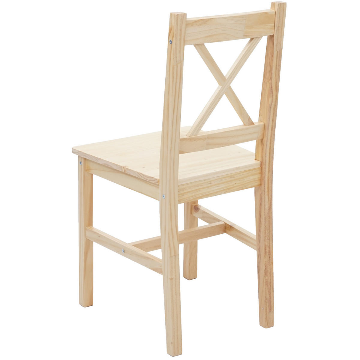 ESSZIMMERSTUHL Kiefer Dekor 2er-Set - Kieferfarben, Holz (40/86/42cm) - MCW