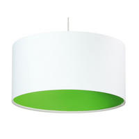 HÄNGELEUCHTE Grün 40/20 cm - Weiß/Grün, Kunststoff (40/0.6/20cm) - ONZENO