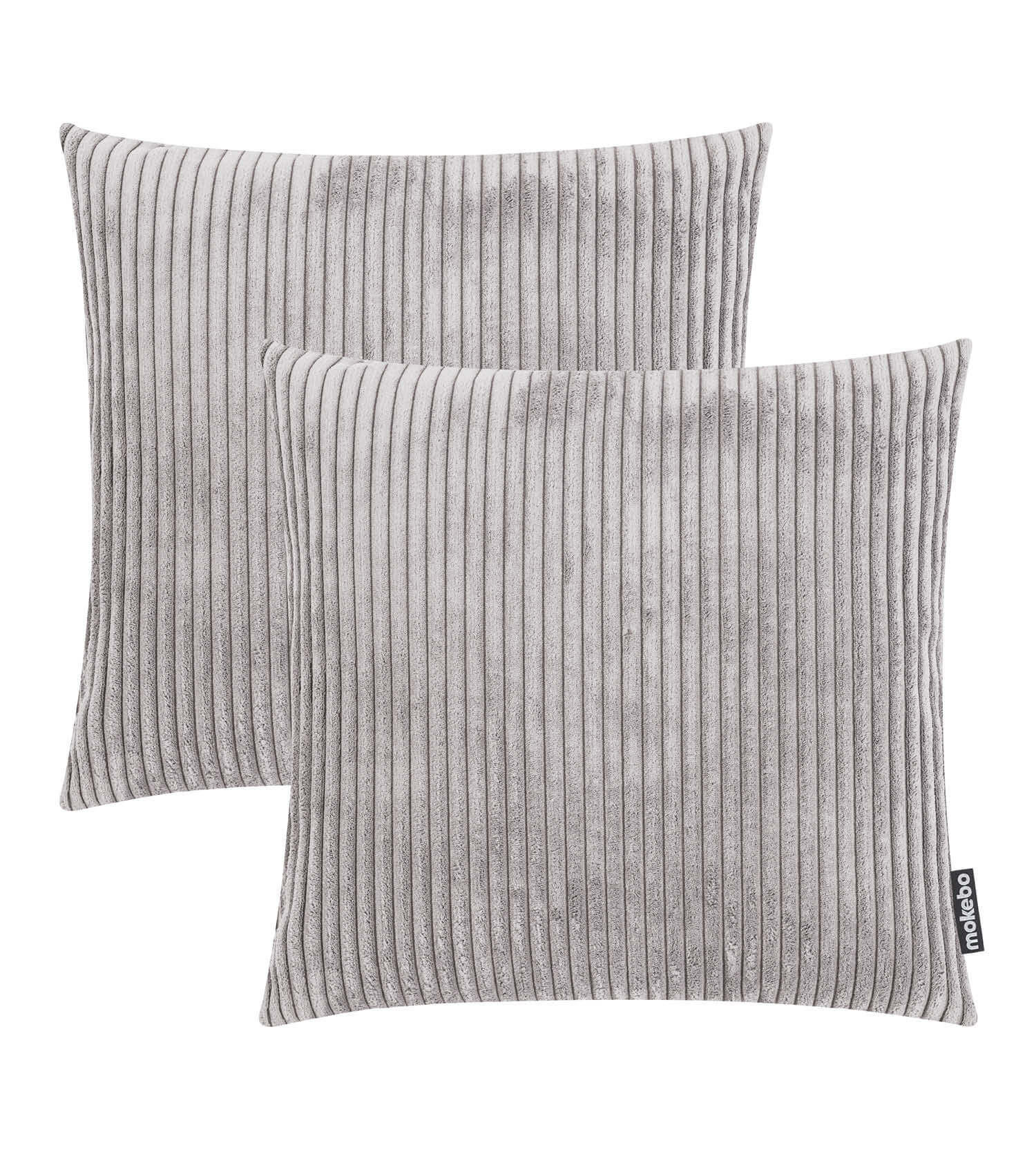 DEKOKISSEN SET Die Kuschelbuddies - Grau, Textil (45/45cm) - Mokebo