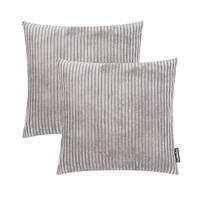 DEKOKISSEN SET Die Kuschelbuddies - Grau, Textil (45/45cm) - Mokebo