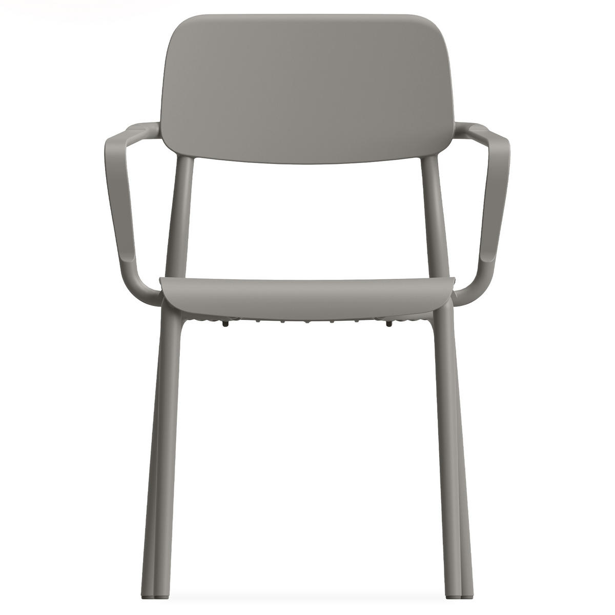 GARTENMÖBEL-SET GALIO, 5-tlg - Graubraun, Kunststoff - KONSIMO®