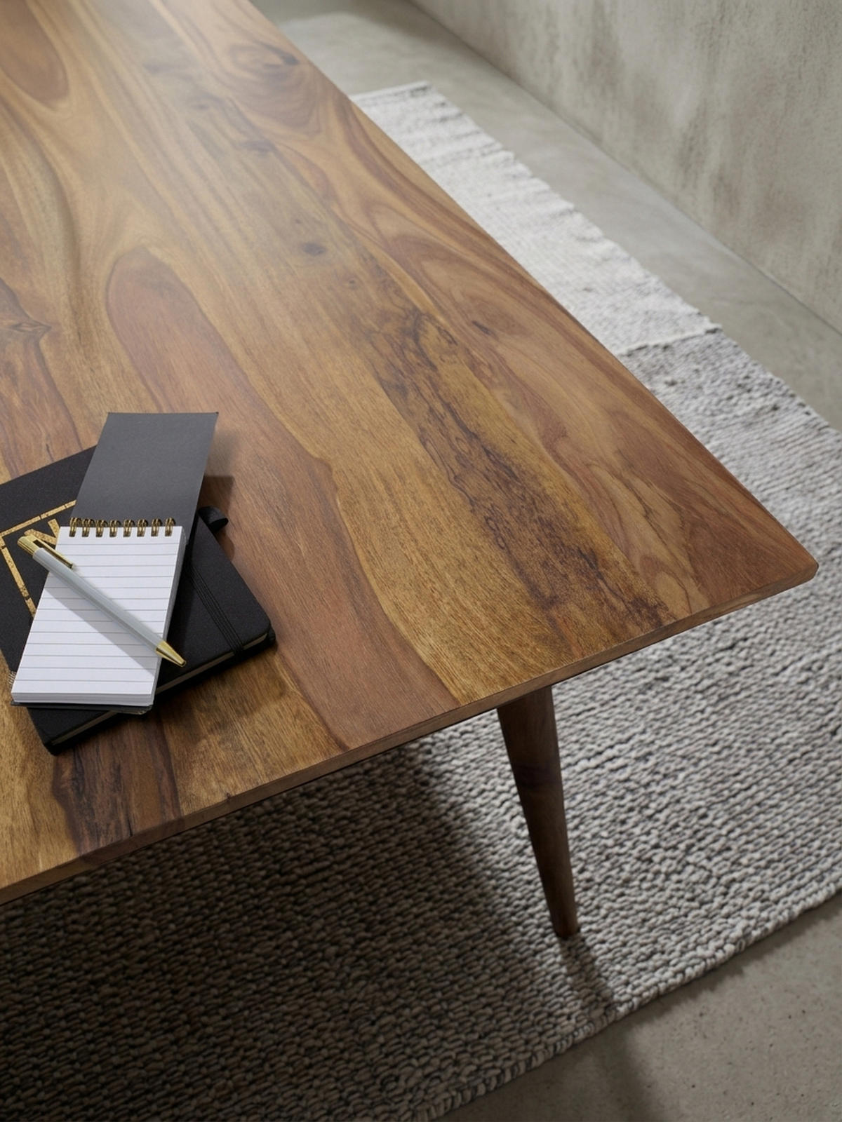 ESSTISCH Massivholz Braun Landhausstil Handgefertigt, Braun 180x80x76 cm - Braun, Holz (80/180/76cm) - KADIMA DESIGN