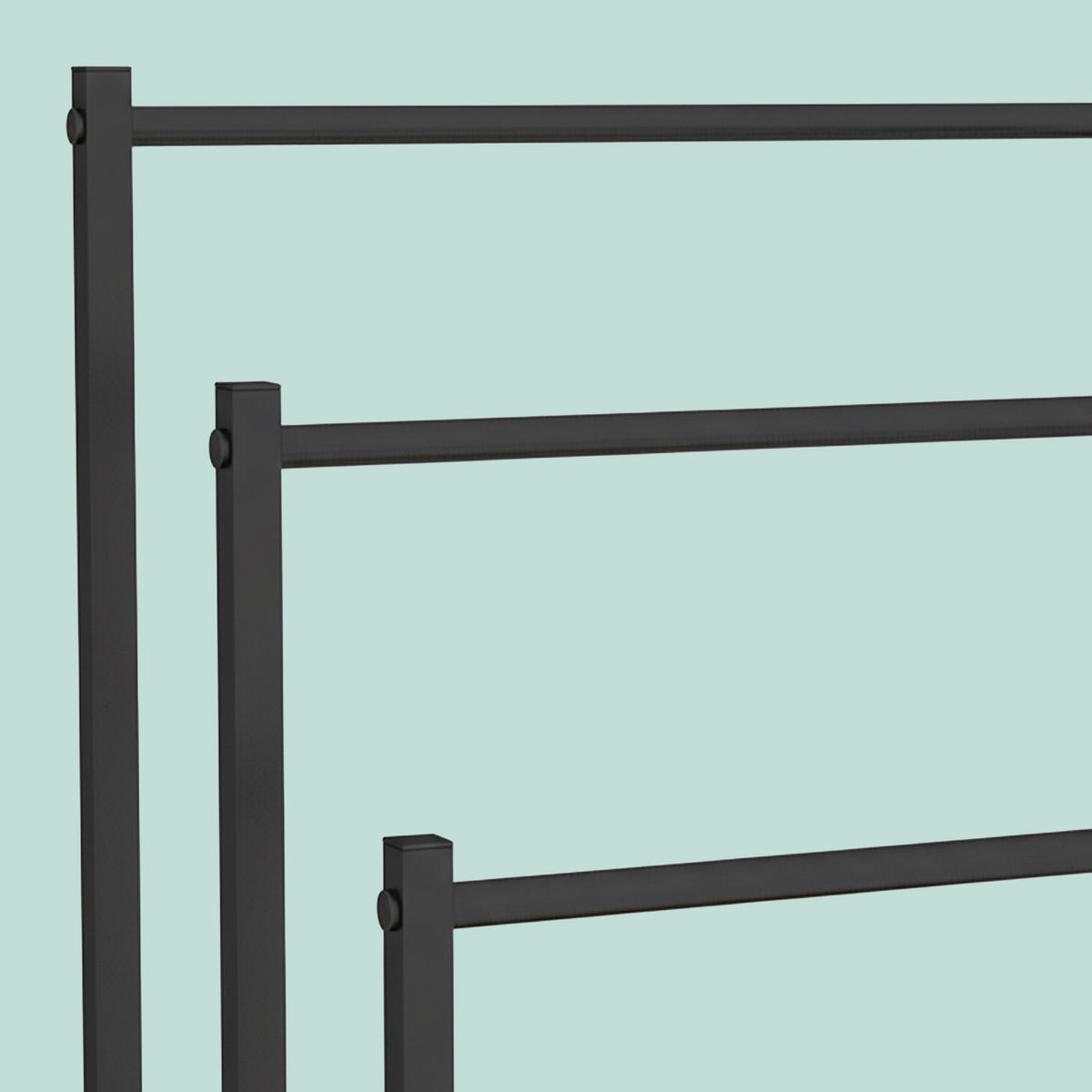 HANDTUCHSTÄNDER - Weiß, Holzwerkstoff/Metall (60/81/28cm) - Relaxdays