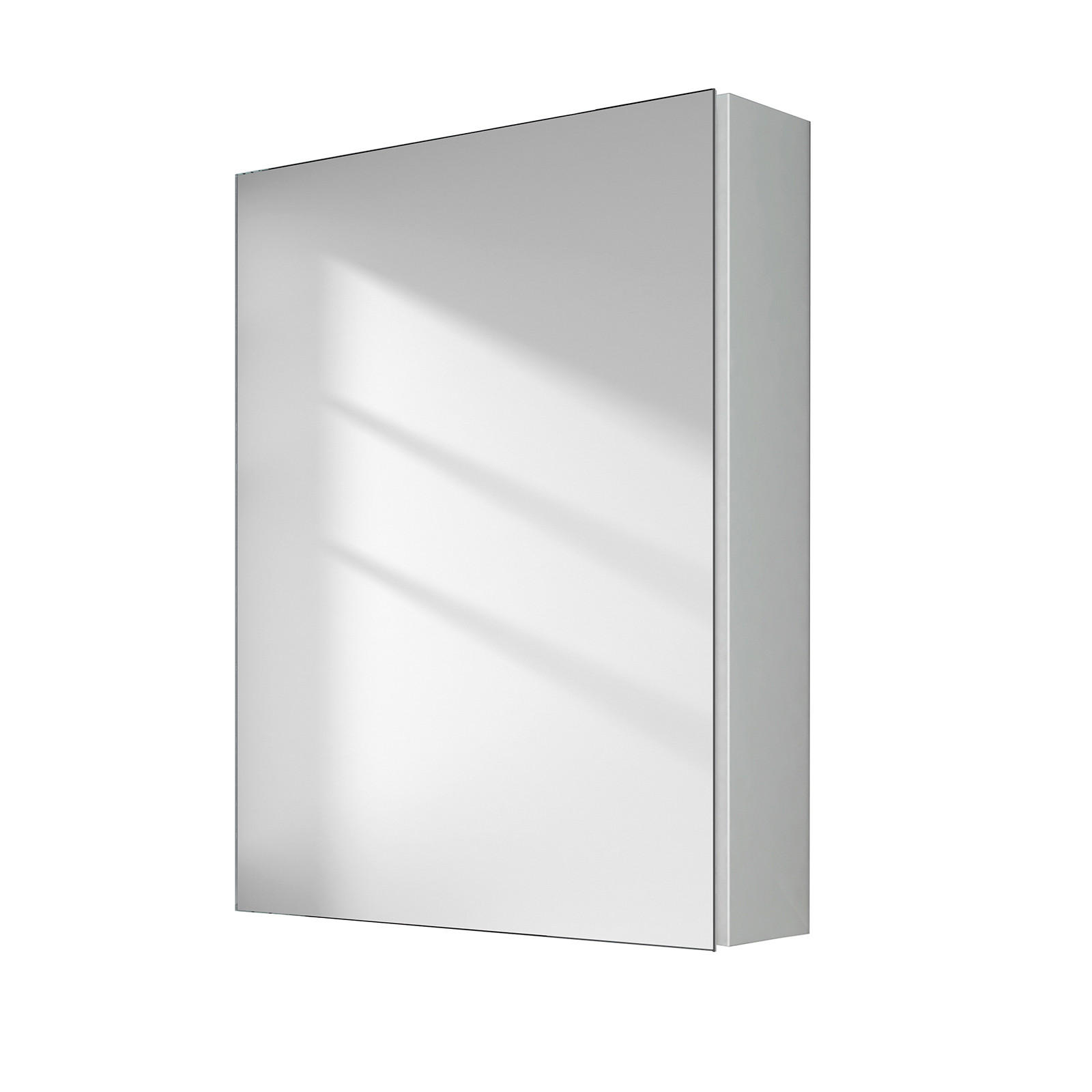 SPIEGELSCHRANK Weiß 65/50/14,5 cm - Weiß, Metall (50/65/65cm) - EMKE