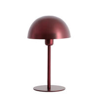 TISCHLAMPE Cedillo Rot 20/20/34 cm - Rot, Metall (20/20/34cm) - Light & Living
